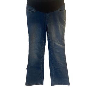 Pre Owned Women’s Oh Baby by Motherhood Maternity Jeans Sz Sm Almost Boot Cut